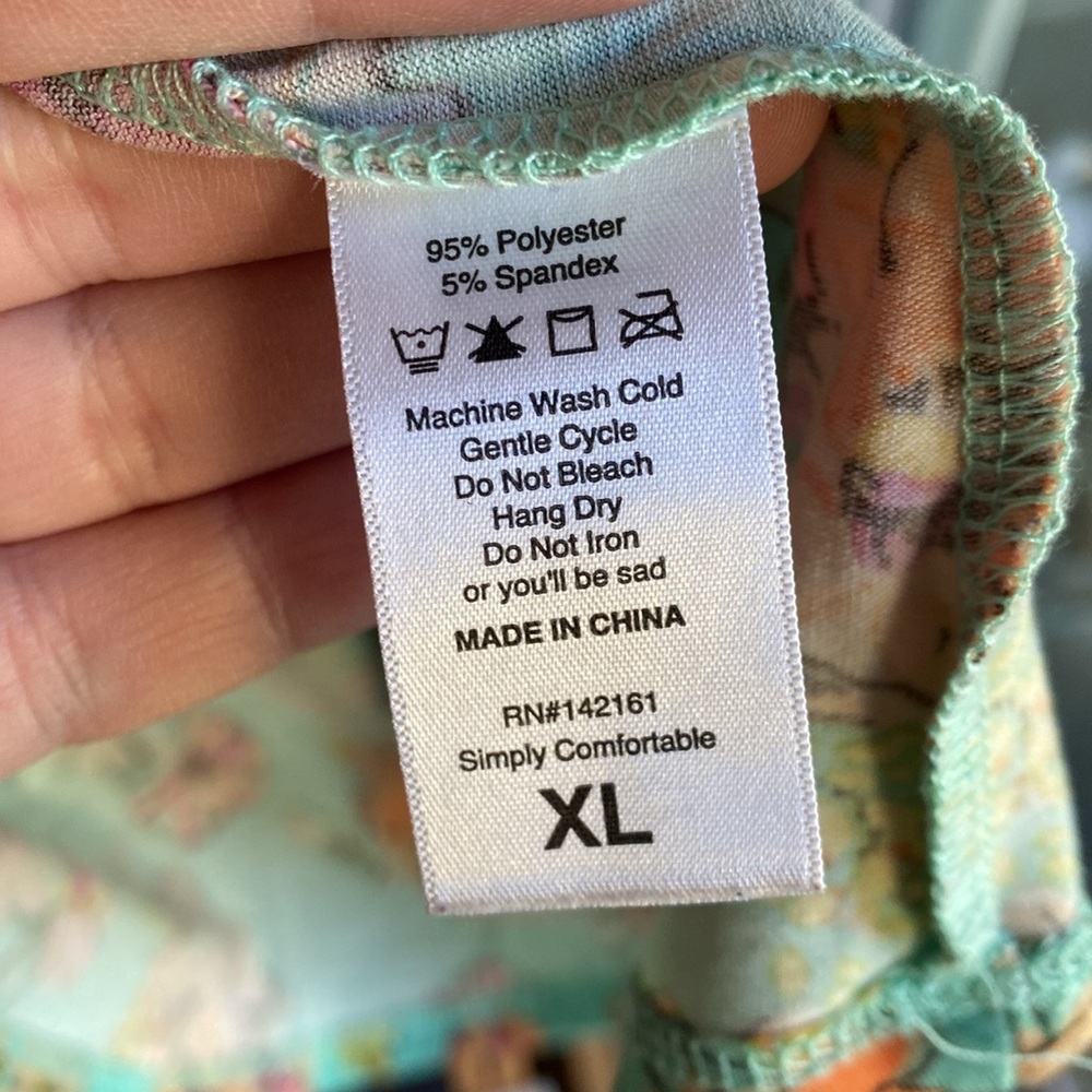 XL LulaRoe springtime floral Tank Top - Picture 6 of 6